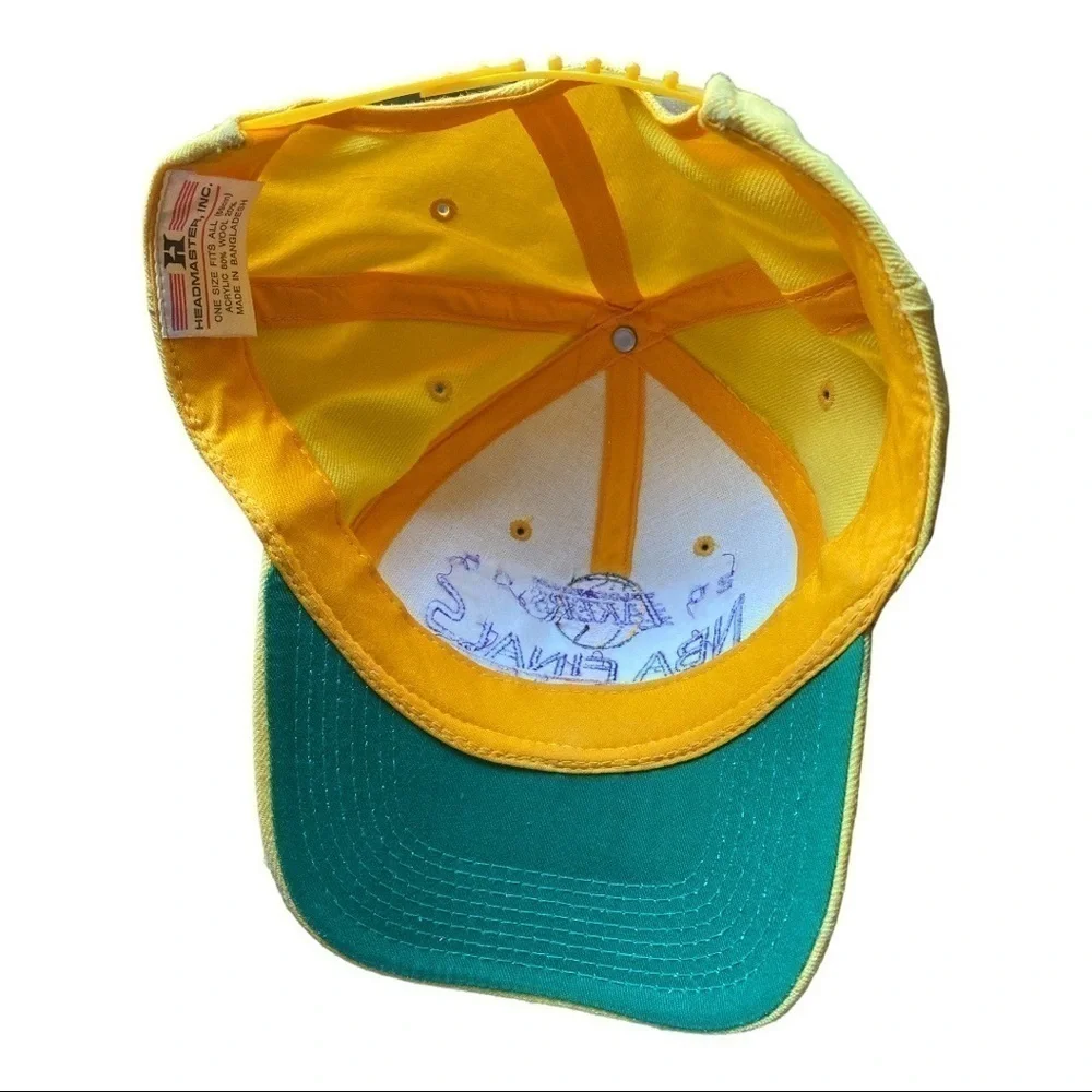 Vintage NBA LAKERS Embroidered Ball Cap Year 2000 Championship 16”